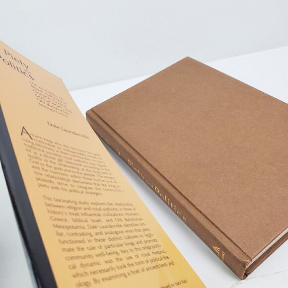 Piety and Politics Dynamics Royal Authority Homeric Greece Israel Book Unread - Picture 4 of 9